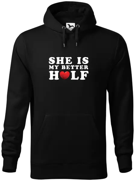 Pánska mikina She is my better half - kopie