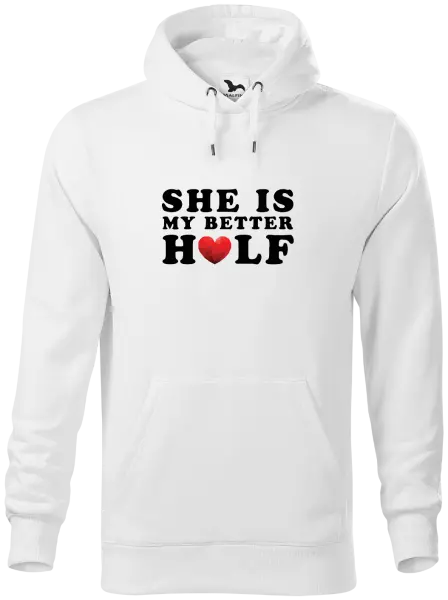 Pánska mikina She is my better half - kopie