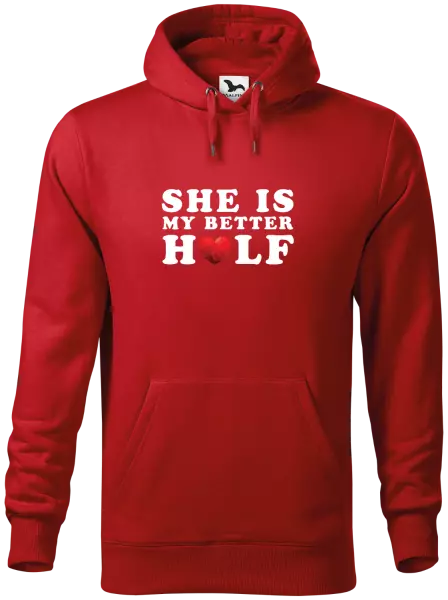 Pánska mikina She is my better half - kopie