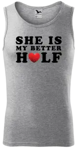Pánske tielko She is my better half - kopie