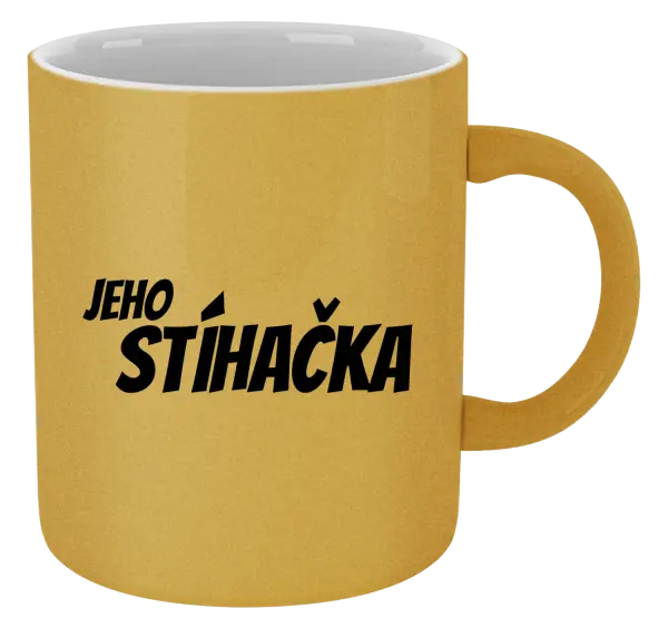 Hrnček metalický Jeho stíhačka - kopie