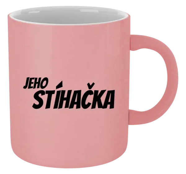 Hrnček metalický Jeho stíhačka - kopie