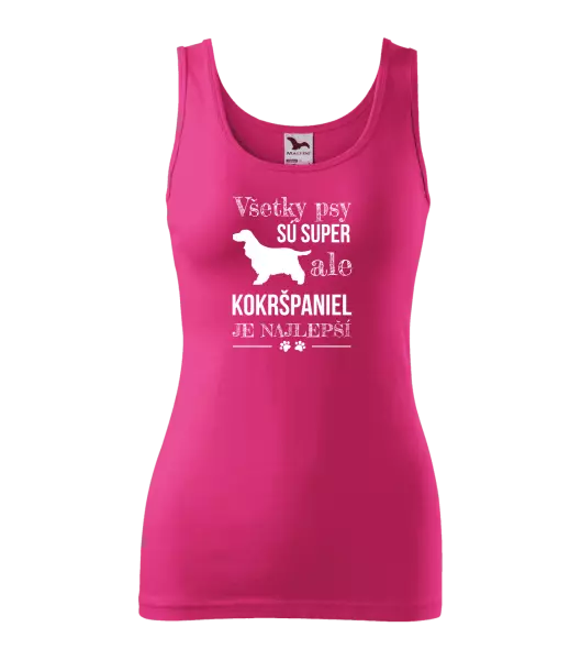 Dámske tielko Kokršpaniel je nejlepší