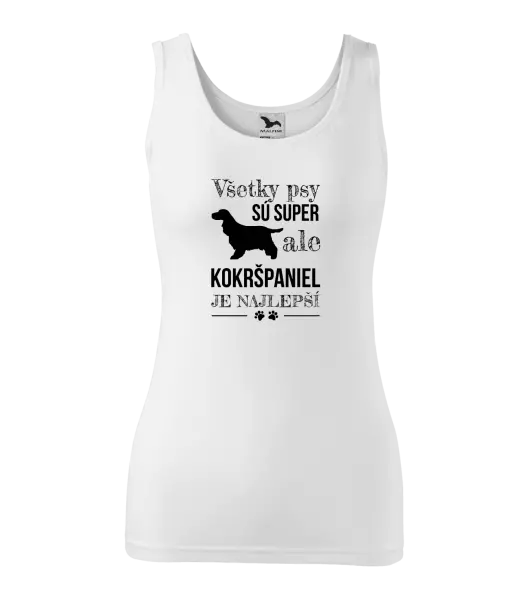 Dámske tielko Kokršpaniel je nejlepší