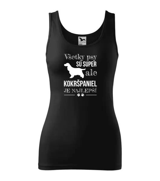 Dámske tielko Kokršpaniel je nejlepší