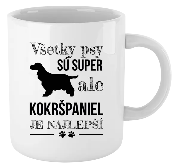 Hrnček Kokršpaniel je nejlepší