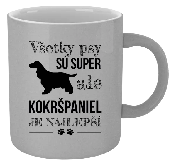 Hrnček metalický Kokršpaniel je nejlepší