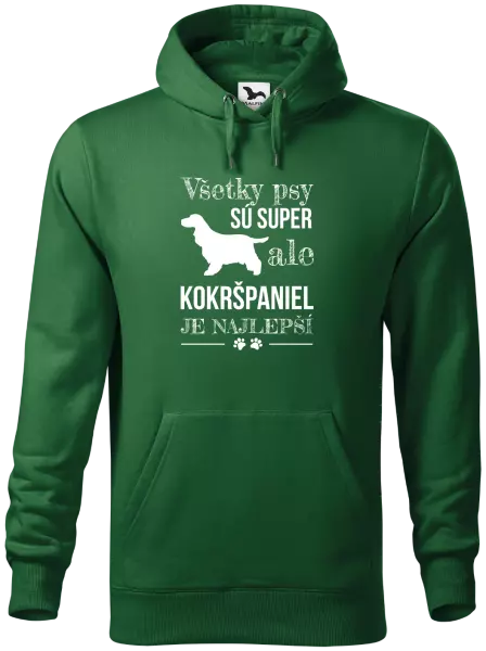 Pánska mikina Kokršpaniel je nejlepší