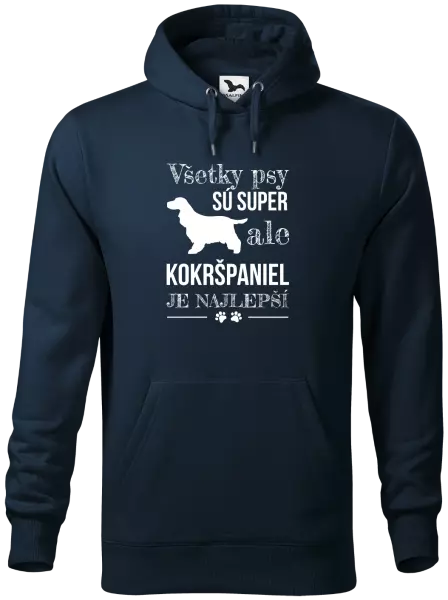 Pánska mikina Kokršpaniel je nejlepší