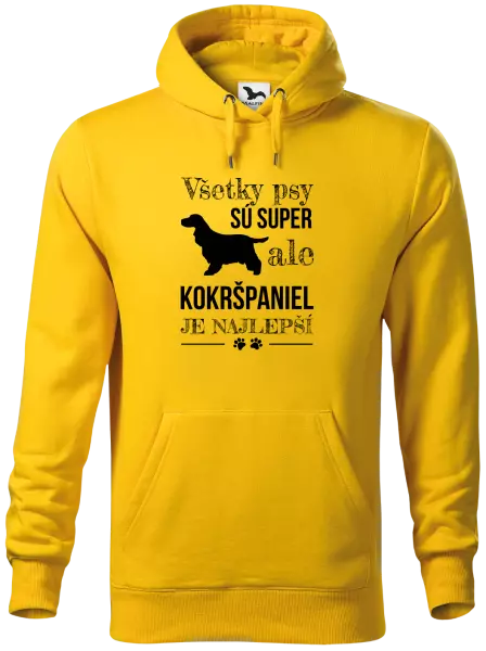 Pánska mikina Kokršpaniel je nejlepší