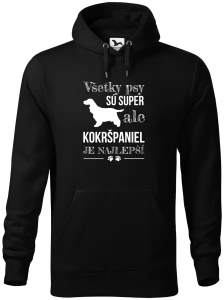 Pánska mikina Kokršpaniel je nejlepší