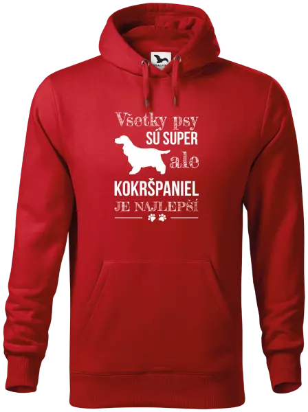 Pánska mikina Kokršpaniel je nejlepší