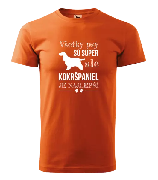 Pánske tričko Kokršpaniel je nejlepší