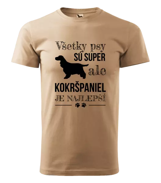 Pánske tričko Kokršpaniel je nejlepší