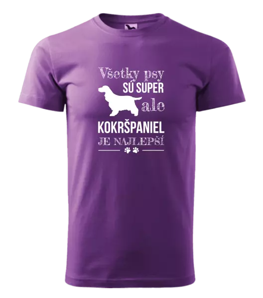 Pánske tričko Kokršpaniel je nejlepší
