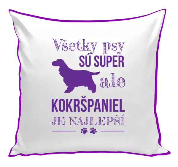 Vankúš Kokršpaniel je nejlepší