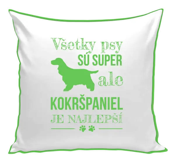 Vankúš Kokršpaniel je nejlepší