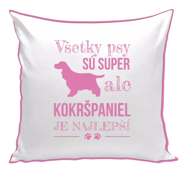 Vankúš Kokršpaniel je nejlepší