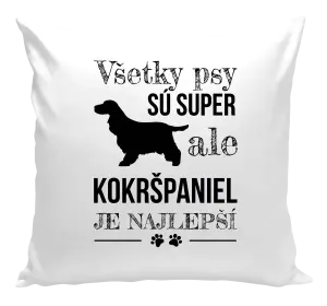 Vankúš Kokršpaniel je nejlepší