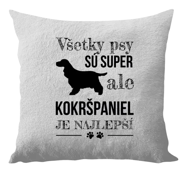 Vankúš Kokršpaniel je nejlepší