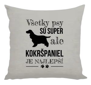 Vankúš Kokršpaniel je nejlepší