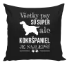 Vankúš Kokršpaniel je nejlepší