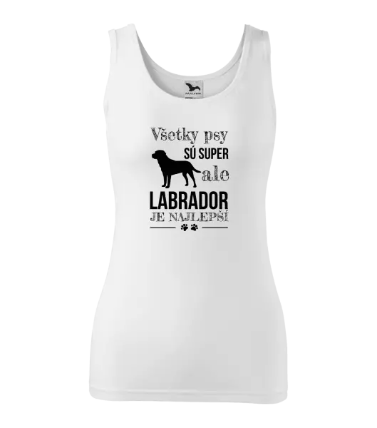 Dámske tielko Labrador je nejlepší - kopie