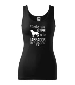 Dámske tielko Labrador je nejlepší - kopie