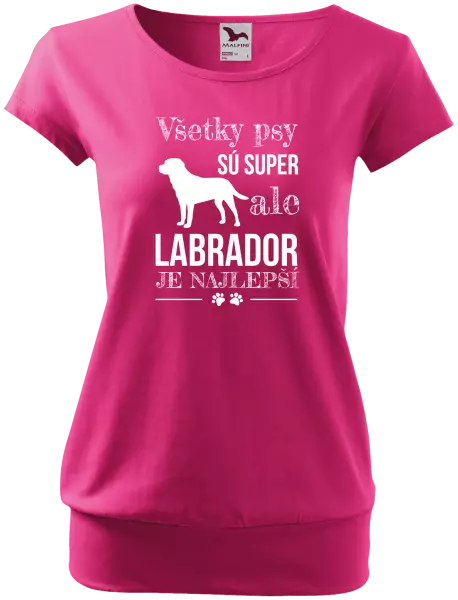 Dámske tričko Labrador je nejlepší - kopie