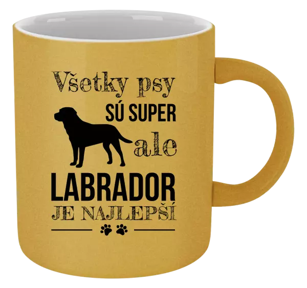 Hrnček metalický Labrador je nejlepší - kopie