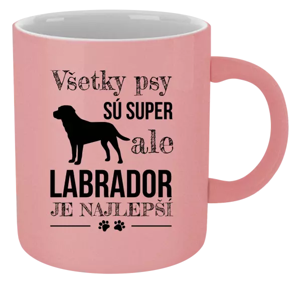 Hrnček metalický Labrador je nejlepší - kopie