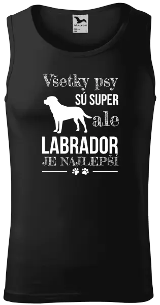 Pánske tielko Labrador je nejlepší - kopie