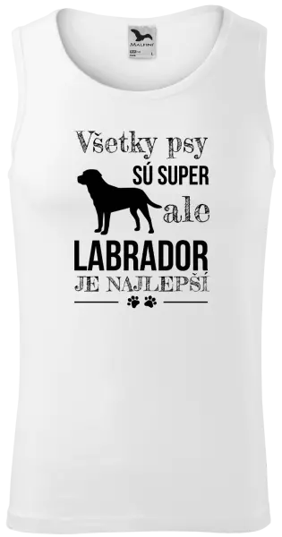Pánske tielko Labrador je nejlepší - kopie