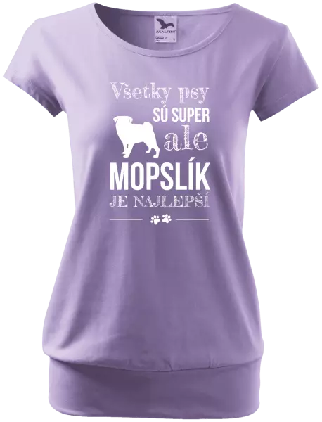Dámske tričko Mopsík je nejlepší - kopie