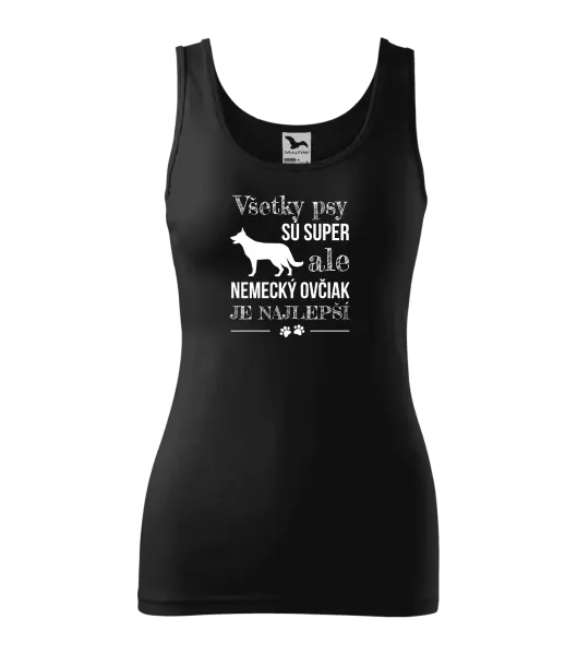 Dámske tielko Německý ovčák je nejlepší - kopie