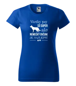 Dámske tričko Německý ovčák je nejlepší - kopie