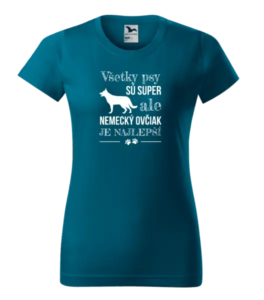 Dámske tričko Německý ovčák je nejlepší - kopie
