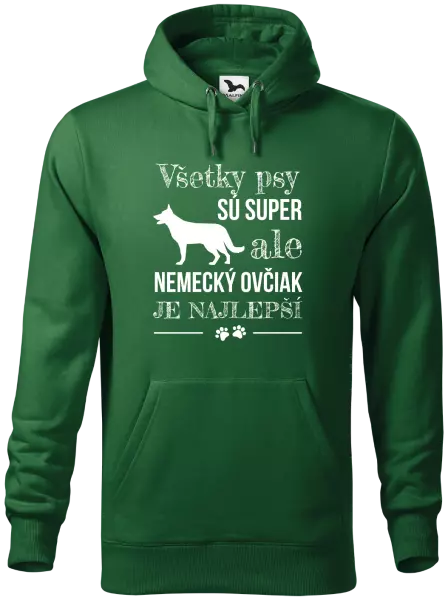 Pánska mikina Německý ovčák je nejlepší - kopie