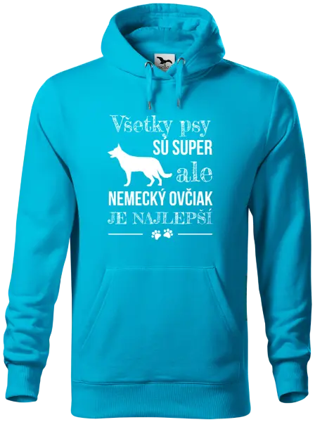 Pánska mikina Německý ovčák je nejlepší - kopie
