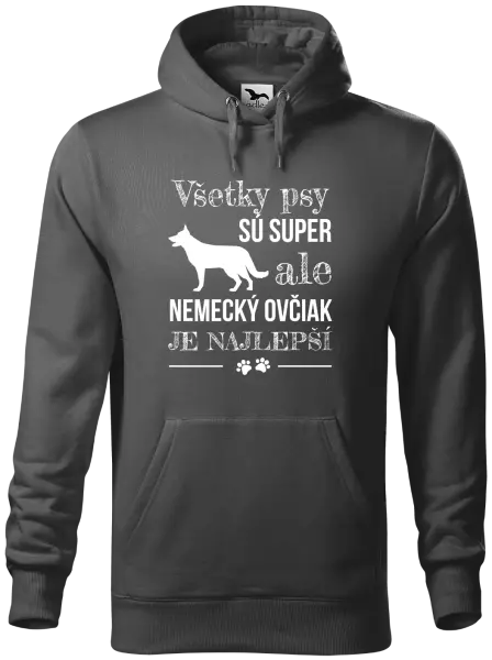 Pánska mikina Německý ovčák je nejlepší - kopie