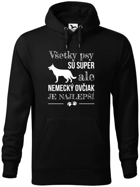 Pánska mikina Německý ovčák je nejlepší - kopie