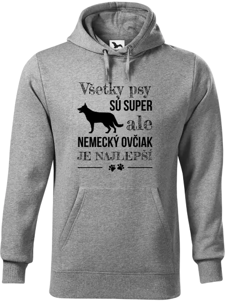 Pánska mikina Německý ovčák je nejlepší - kopie