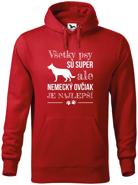 Pánska mikina Německý ovčák je nejlepší - kopie