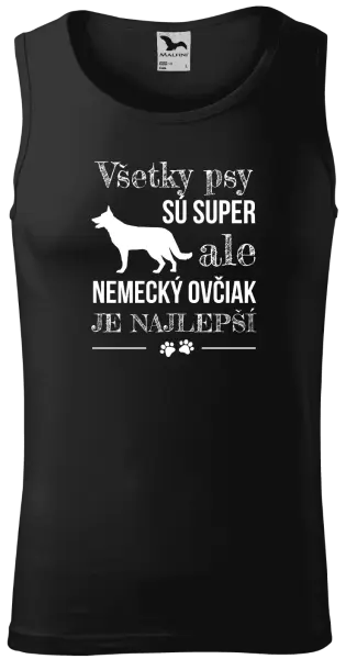 Pánske tielko Německý ovčák je nejlepší - kopie