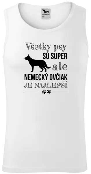 Pánske tielko Německý ovčák je nejlepší - kopie