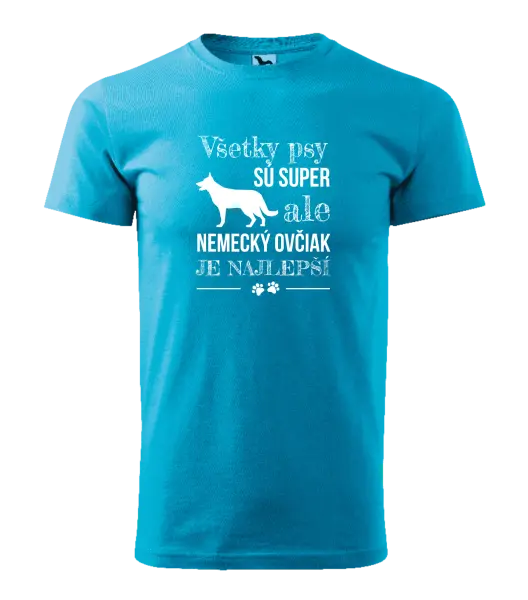 Pánske tričko Německý ovčák je nejlepší - kopie