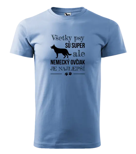 Pánske tričko Německý ovčák je nejlepší - kopie