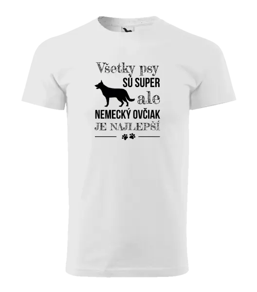 Pánske tričko Německý ovčák je nejlepší - kopie