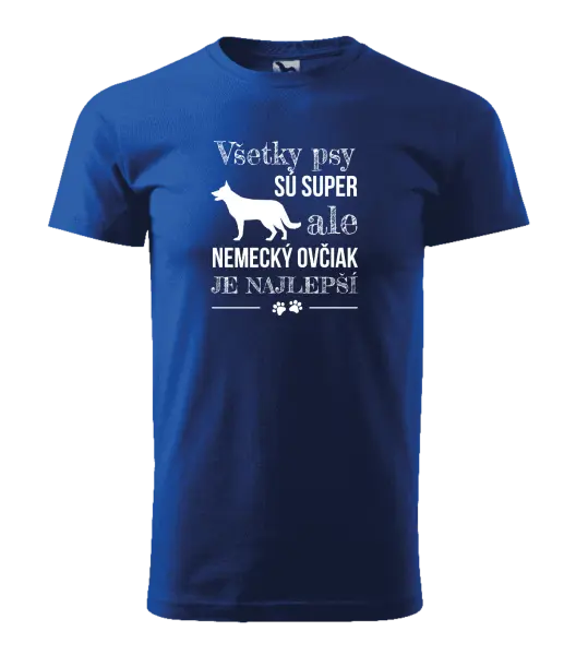 Pánske tričko Německý ovčák je nejlepší - kopie
