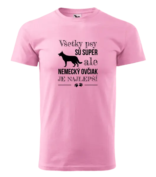 Pánske tričko Německý ovčák je nejlepší - kopie